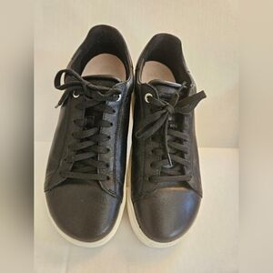 Birkenstock Black Leather Sneakers "Bend" Size Ladies 10 Mens 8 (41)